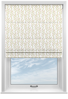 Boughton Faux Silk, Ruby - Twist&Fit Roman Blind